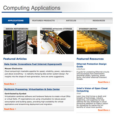 貿(mào)澤電子擴(kuò)展應(yīng)用與技術(shù)子網(wǎng)站，助力計(jì)算機(jī)網(wǎng)絡(luò)工程師創(chuàng)新設(shè)計(jì)